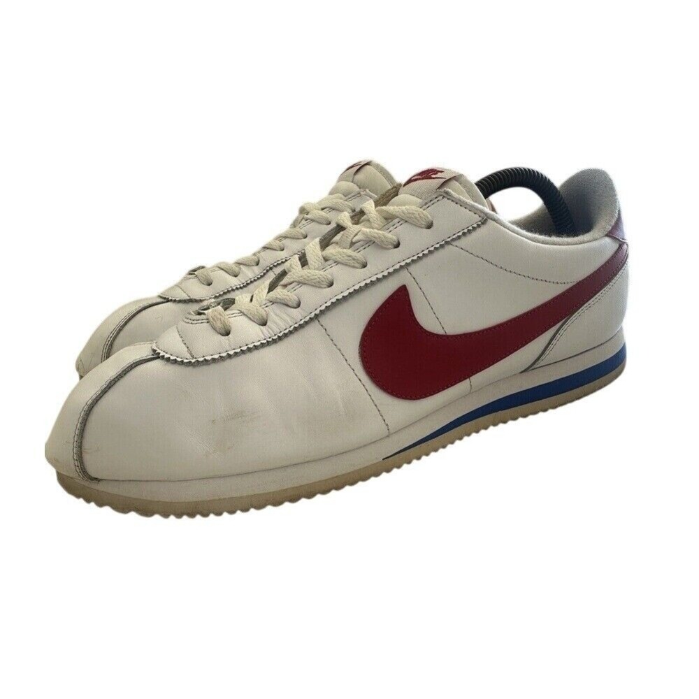 Nike Cortez Forrest Gump '72 OG White Leather Red‎ Blue 882254-164 Mens Size 13